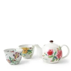 Best MIYA Company Spring Floral Tea Set