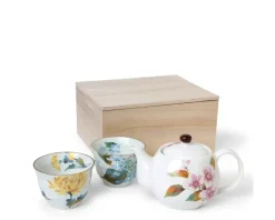 MIYA Company Summer Floral Tea Set
