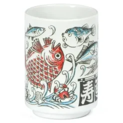 Online MIYA Company Sushi Fish Teacup