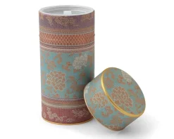 Outlet MIYA Company Tea Canister Brocade Peony Blue