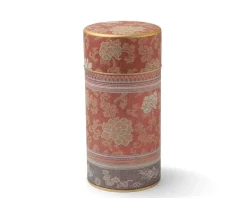 Hot MIYA Company Tea Canister Brocade Peony Red