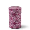 Discount MIYA Company Tea Canister Fuschia/Silver Bar