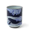 MIYA Company Teacup Blue Whale Waves