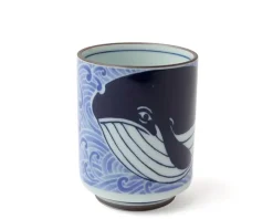 MIYA Company Teacup Blue Whale Waves