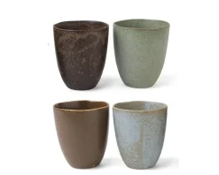 Outlet MIYA Company Teacup Pacific Forest Matte Set Of 4