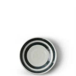 MIYA Company Teal Rings 3.75" Sauce Dish