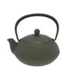 Online MIYA Company Teapot Cast Iron Bronze Waves