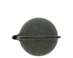 Online MIYA Company Teapot Cast Iron Bronze Waves
