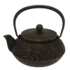 Best MIYA Company Teapot Cast Iron Copper Black Goldfish