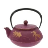 Discount MIYA Company Teapot Cast Iron Purple Goldfish
