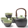 Best MIYA Company Tea Set Bronze/Jade Square
