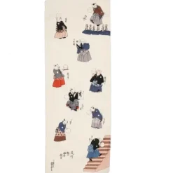 Clearance MIYA Company Tenugui Cat & Ball