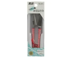 New MIYA Company Thread Scissors Red + White Handle