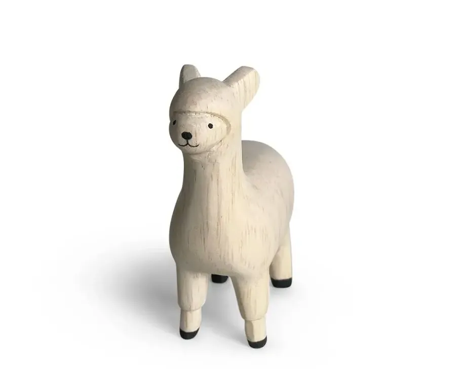 Outlet MIYA Company T-Lab Wooden Animal - Alpaca