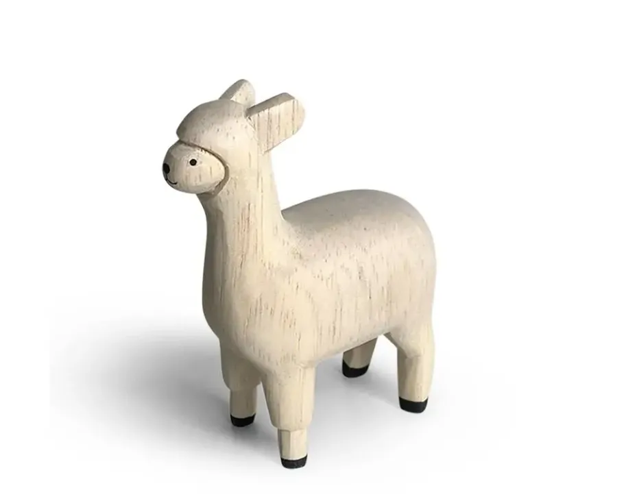 Outlet MIYA Company T-Lab Wooden Animal - Alpaca