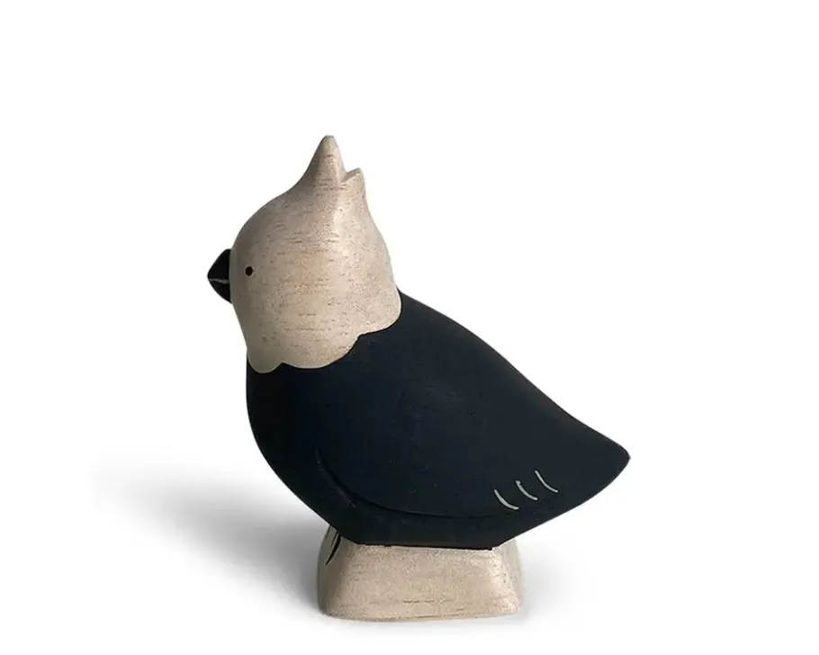 New MIYA Company T-Lab Wooden Animal - Cockatiel