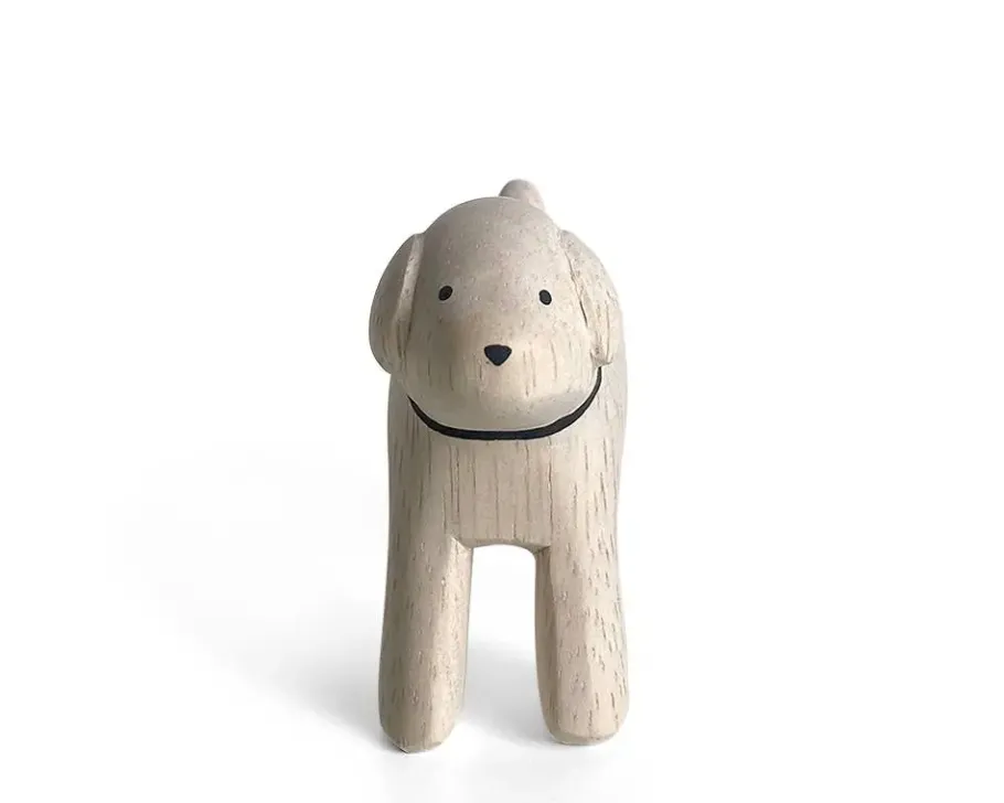 New MIYA Company T-Lab Wooden Animal - Poodle