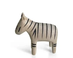Clearance MIYA Company T-Lab Wooden Animal - Zebra