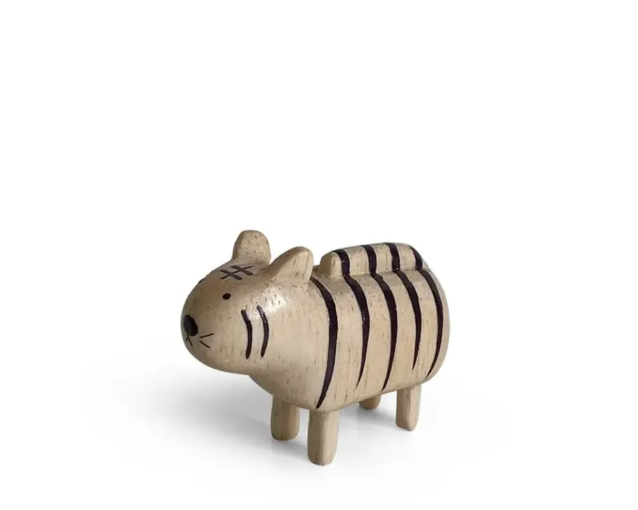 MIYA Company T-Lab Wooden Animal Zodiac Tiger