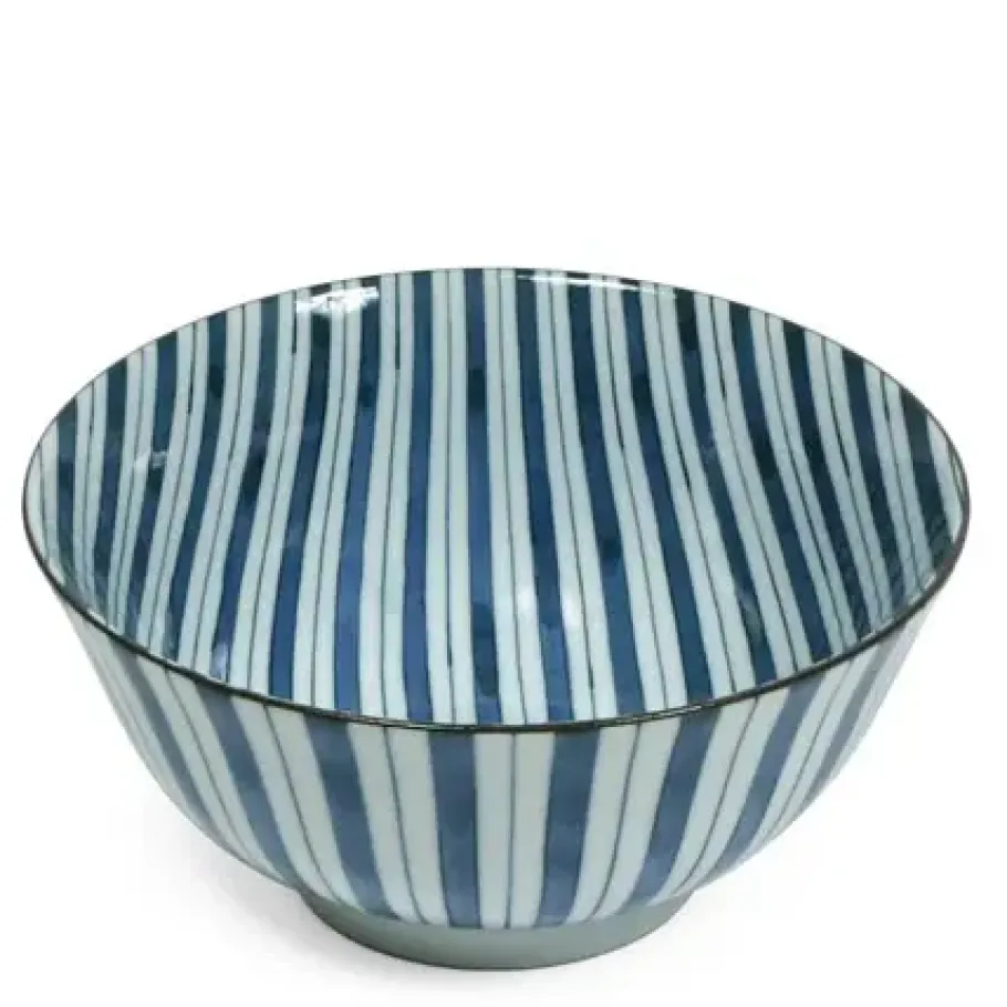 Clearance MIYA Company Tokusa Stripes 6" Bowl