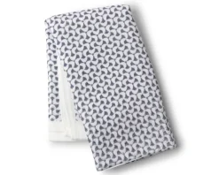 New MIYA Company Towel Navy Pattern