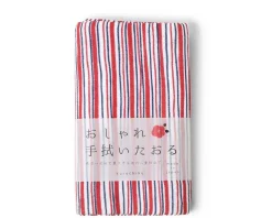 Online MIYA Company Towel Red Stripes
