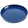 Discount MIYA Company Tray Blue Round 13-1/2"