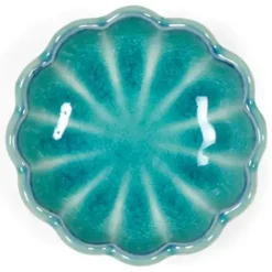 Best MIYA Company Turquoise Blue Mum 3.5" Bowl