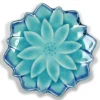 MIYA Company Turquoise Blue Mum 4.75" Plate