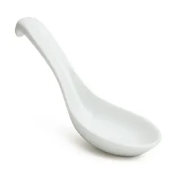 Outlet MIYA Company White Porcelain Soup Spoon With Stopper