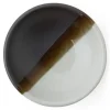 New MIYA Company White Stripe 3.25" Sauce Dish