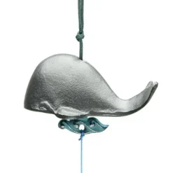 Discount MIYA Company Wind Chime Black Whale