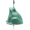 Hot MIYA Company Wind Chime Frog Green