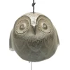 MIYA Company Wind Chime Owl Brown 2"