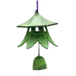 Discount MIYA Company Wind Chime Temple Bell Green